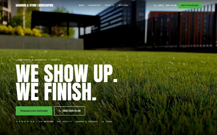Crew concept — Saguaro & Stone Landscaping