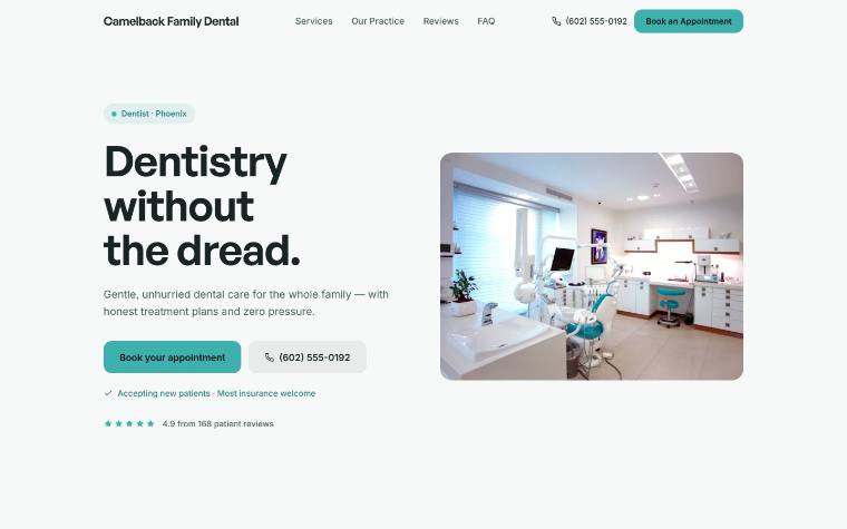 Practice concept — Camelback Family Dental