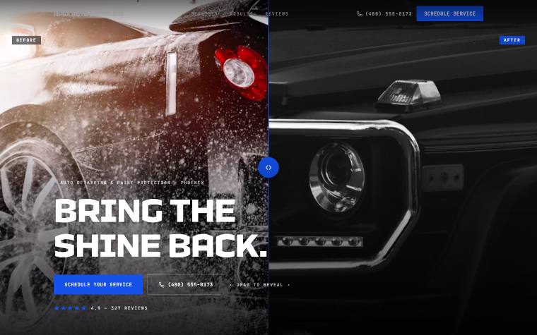 Reveal concept — Apex Auto Detailing